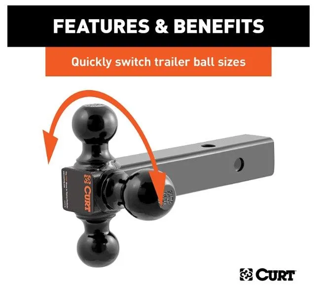 TRIPLE TOW BAR 1-7/8 2 2-5/16